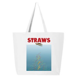 Straws Suck End Plastic Pollution 25L Jumbo Tote