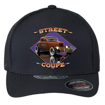 Street Coupe Hot Rod Larry Grossman Flexfit Unipanel Trucker Cap