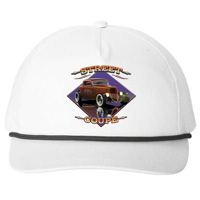 Street Coupe Hot Rod Larry Grossman Snapback Five-Panel Rope Hat