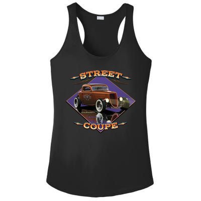 Street Coupe Hot Rod Larry Grossman Ladies PosiCharge Competitor Racerback Tank