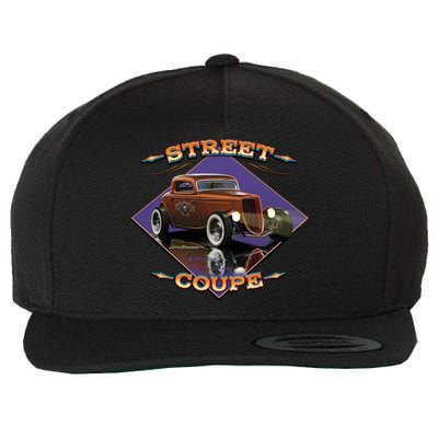 Street Coupe Hot Rod Larry Grossman Wool Snapback Cap