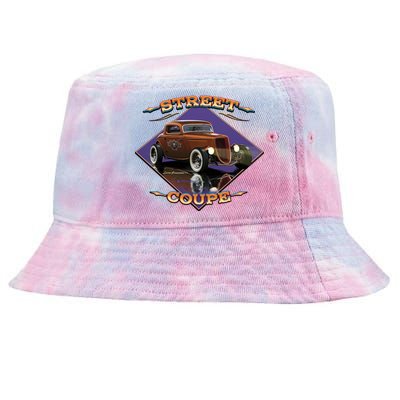 Street Coupe Hot Rod Larry Grossman Tie-Dyed Bucket Hat