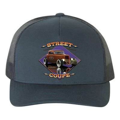 Street Coupe Hot Rod Larry Grossman Yupoong Adult 5-Panel Trucker Hat