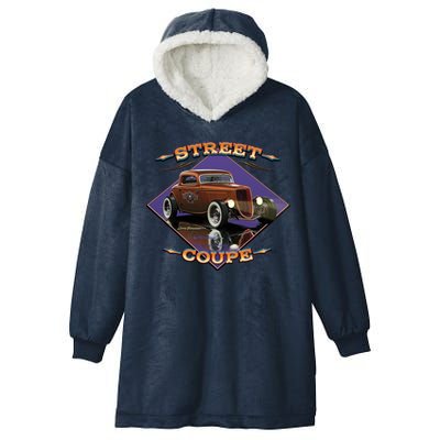 Street Coupe Hot Rod Larry Grossman Hooded Wearable Blanket