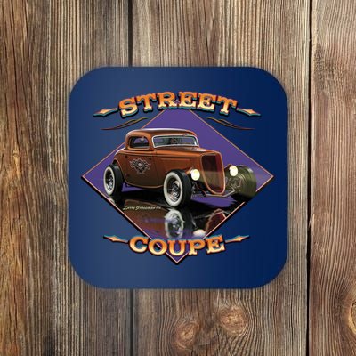 Street Coupe Hot Rod Larry Grossman Coaster