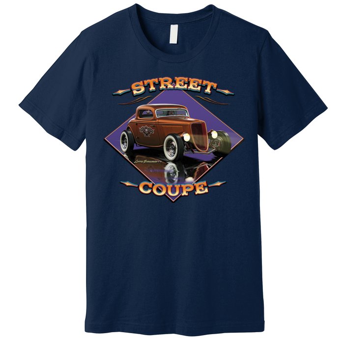 Street Coupe Hot Rod Larry Grossman Premium T-Shirt