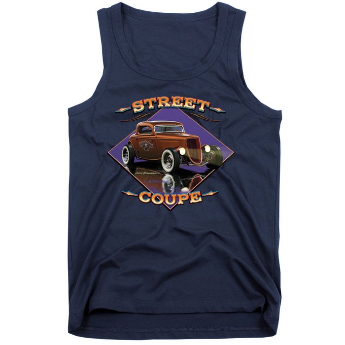 Street Coupe Hot Rod Larry Grossman Tank Top