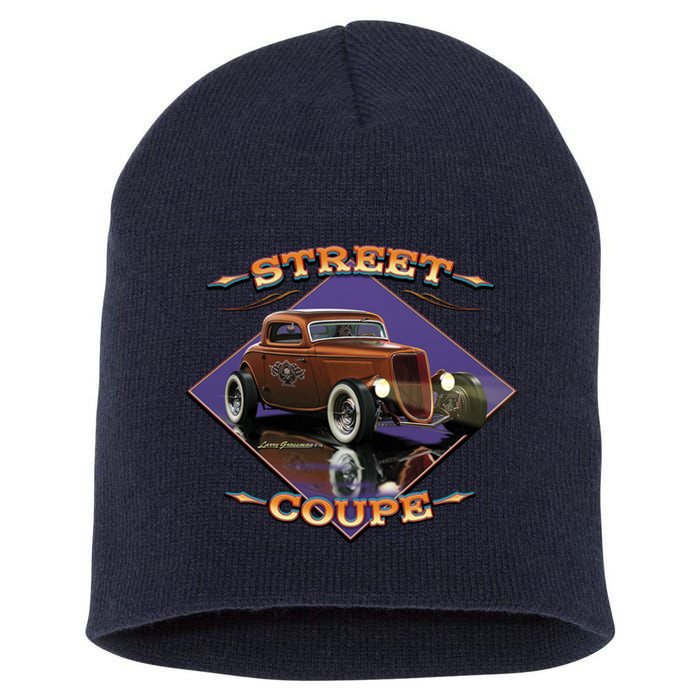 Street Coupe Hot Rod Larry Grossman Short Acrylic Beanie