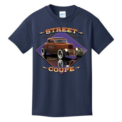 Street Coupe Hot Rod Larry Grossman Kids T-Shirt