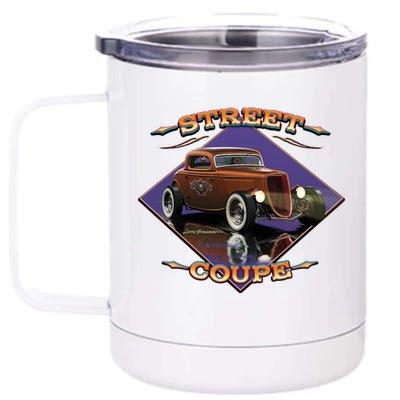 Street Coupe Hot Rod Larry Grossman 12 oz Stainless Steel Tumbler Cup