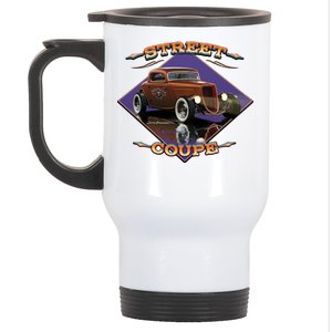 Street Coupe Hot Rod Larry Grossman Stainless Steel Travel Mug