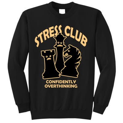 Stress Club Confidently Overthinking Sweatshirt