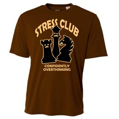 Stress Club Confidently Overthinking Cooling Performance Crew T-Shirt