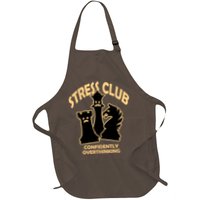 Stress Club Confidently Overthinking Apron