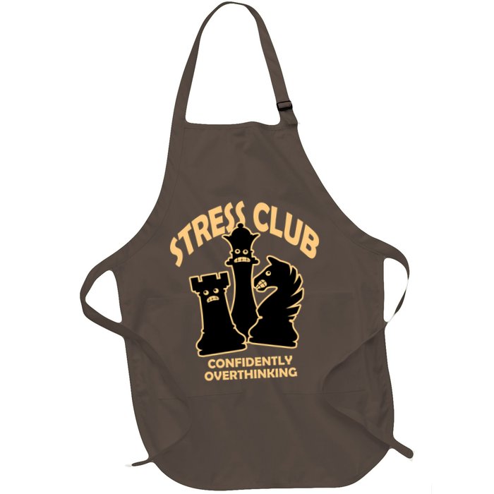 Stress Club Confidently Overthinking Apron