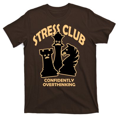 Stress Club Confidently Overthinking T-Shirt