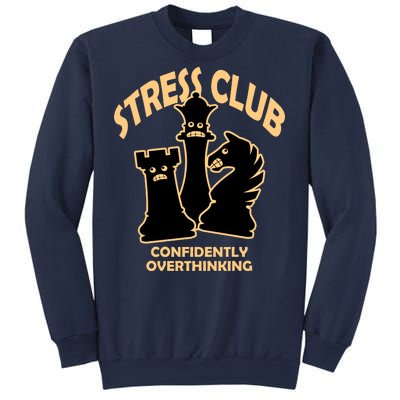 Stress Club Confidently Overthinking Sweatshirt