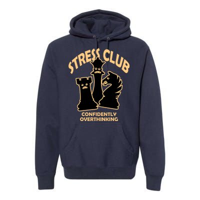 Stress Club Confidently Overthinking Premium Hoodie