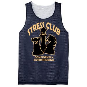 Stress Club Confidently Overthinking Mesh Reversible Basketball Jersey Tank