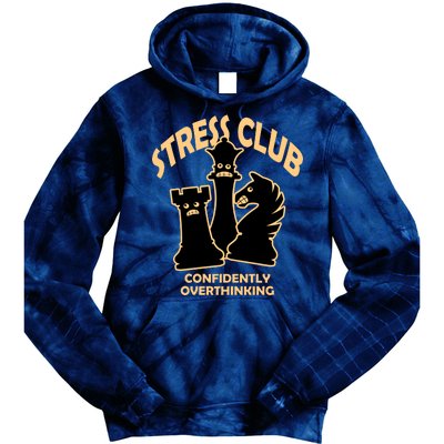 Stress Club Confidently Overthinking Tie Dye Hoodie