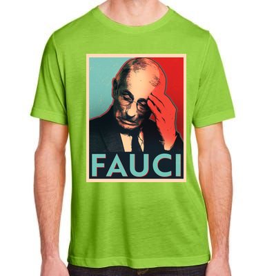 Stressed Dr Fauci Election Adult ChromaSoft Performance T-Shirt