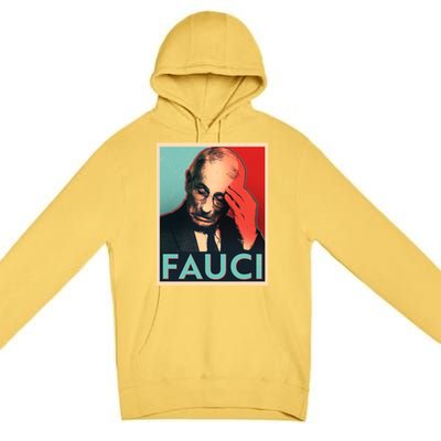 Stressed Dr Fauci Election Premium Pullover Hoodie