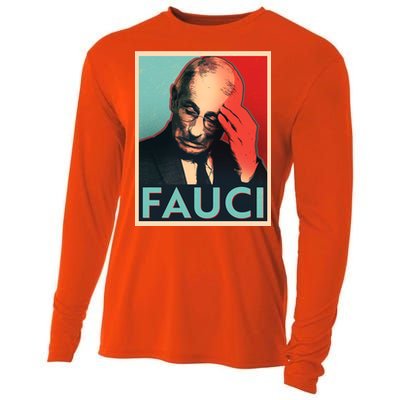 Stressed Dr Fauci Election Cooling Performance Long Sleeve Crew