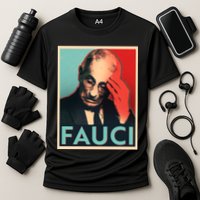 Stressed Dr Fauci Election Cooling Performance Crew T-Shirt