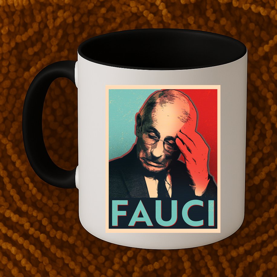 Stressed Dr Fauci Election Mug