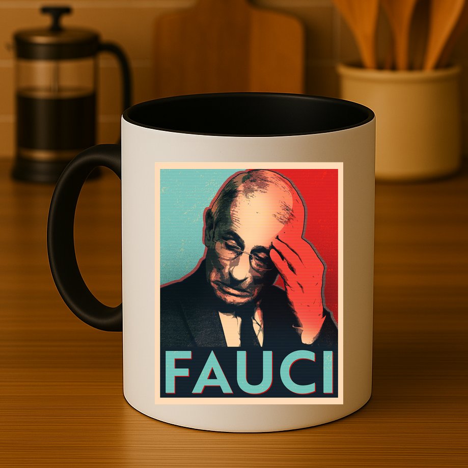 Stressed Dr Fauci Election Mug
