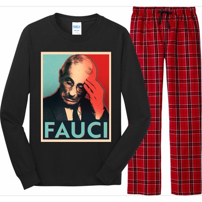 Stressed Dr Fauci Election Long Sleeve Pajama Set