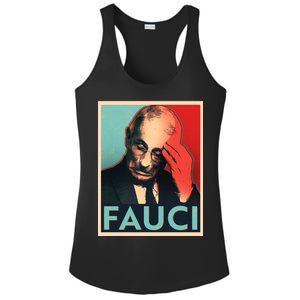 Stressed Dr Fauci Election Ladies PosiCharge Competitor Racerback Tank