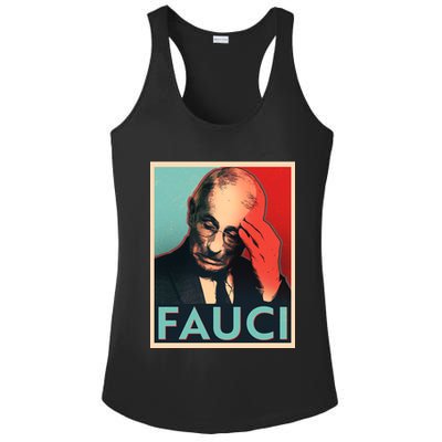 Stressed Dr Fauci Election Ladies PosiCharge Competitor Racerback Tank