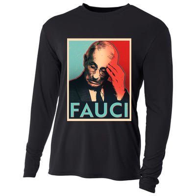 Stressed Dr Fauci Election Cooling Performance Long Sleeve Crew
