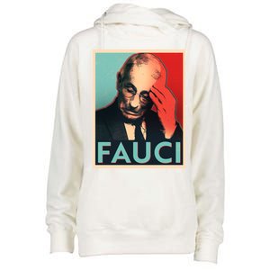 Stressed Dr Fauci Election Womens Funnel Neck Pullover Hood