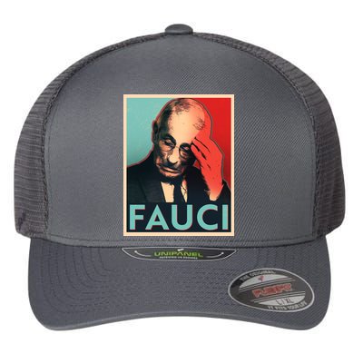 Stressed Dr Fauci Election Flexfit Unipanel Trucker Cap