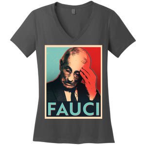 Stressed Dr Fauci Election Women's V-Neck T-Shirt