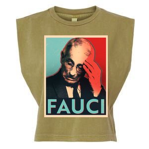 Stressed Dr Fauci Election Garment-Dyed Women's Muscle Tee