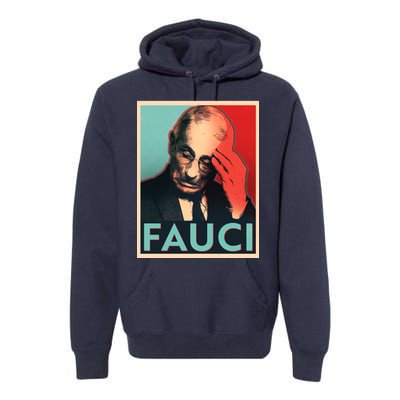 Stressed Dr Fauci Election Premium Hoodie