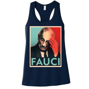 Stressed Dr Fauci Election Women's Racerback Tank