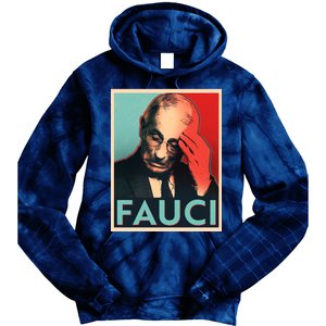 Stressed Dr Fauci Election Tie Dye Hoodie