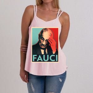 Stressed Dr Fauci Election Women's Strappy Tank