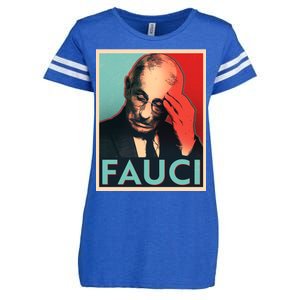 Stressed Dr Fauci Election Enza Ladies Jersey Football T-Shirt