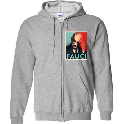 Stressed Dr Fauci Election Full Zip Hoodie