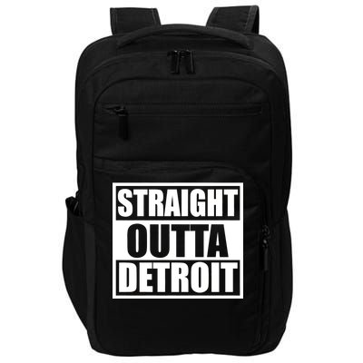 Striaght Outta Detroit Michigan Impact Tech Backpack