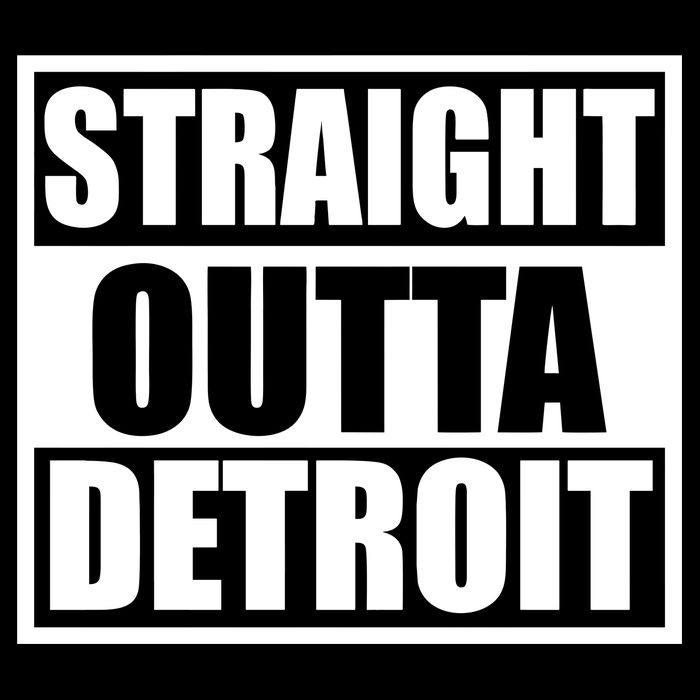 Striaght Outta Detroit Michigan Impact Tech Backpack
