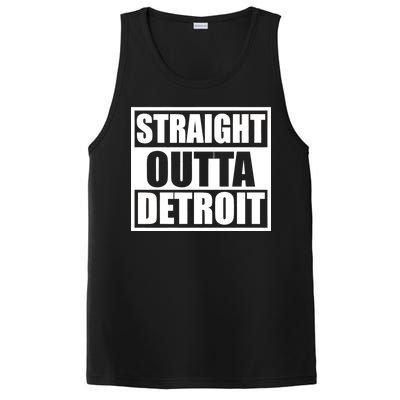 Striaght Outta Detroit Michigan PosiCharge Competitor Tank