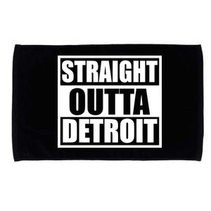 Striaght Outta Detroit Michigan Microfiber Hand Towel