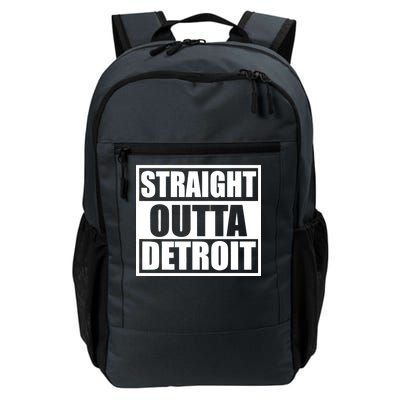 Striaght Outta Detroit Michigan Daily Commute Backpack