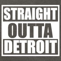 Striaght Outta Detroit Michigan Cotton Canvas Backpack